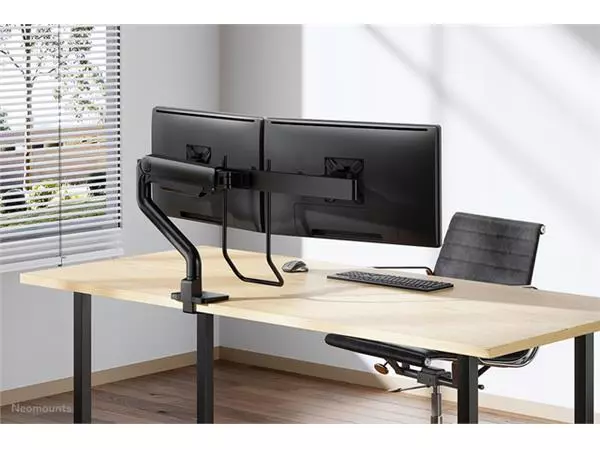 Een Monitorarm Neomounts DS75S-950BL2 zwart koop je bij Heering Office