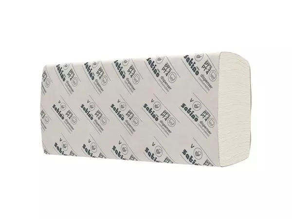 Een Handdoek Satino Smart PT3 V-vouw 2-laags 240x230mm 20x200vel wit 276490 koop je bij De Rijk Kantoorshop