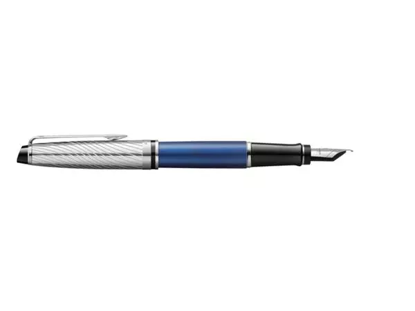 Een Vulpen Waterman Expert metallic CT F blauw koop je bij Jacobs