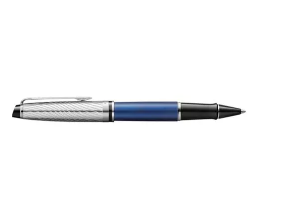 Een Rollerpen Waterman Expert metallic Blue CT fijn koop je bij "De Waal" Kantoor Efficiency