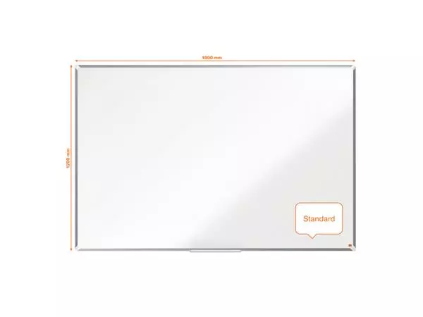 Een Whiteboard Nobo Premium Plus 120x180cm staal koop je bij VDB Office Express B.V.