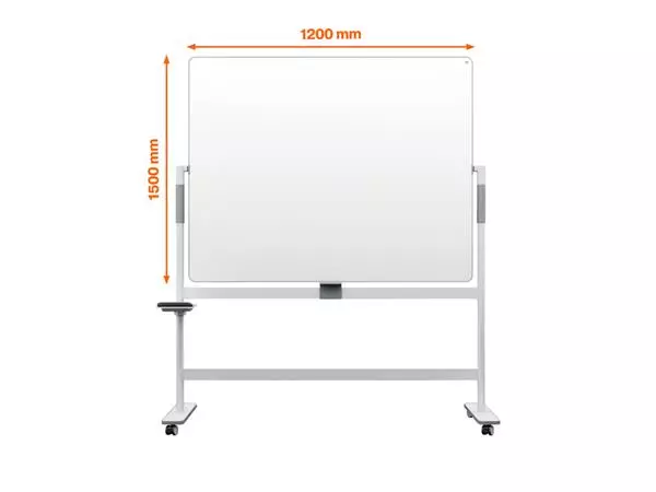 Een Whiteboard Nobo Move & Meet kantelbaar 120x150cm koop je bij Continu Kantoor