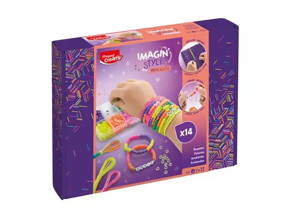 Armbandjesset Maped Creativ Imagin'Style neon 14-delig assorti