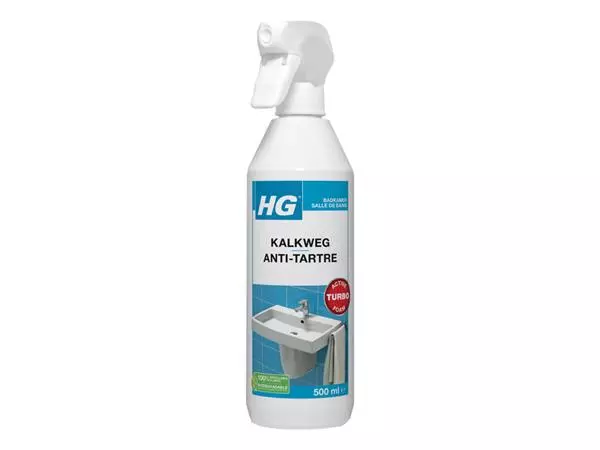 Een Sanitairreiniger HG kalkweg schuimspray 500ml koop je bij Clippz! Office Supplies