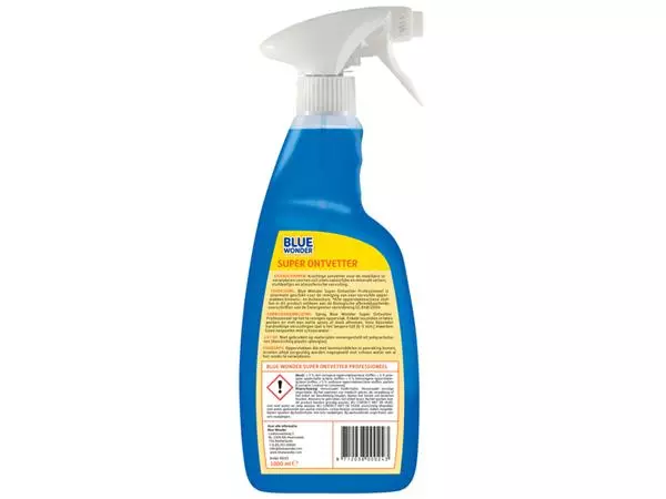 Een Ontvetter Blue Wonder prof superontvetter spray 1liter koop je bij De Joma BV