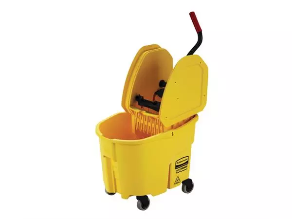 Mopemmer Rubbermaid Wavebrake met wringer 33liter geel