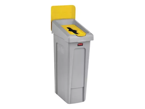 Een Deksel Rubbermaid Slim Jim RS gemengde recycl gl koop je bij Egner kantoorspecialisten