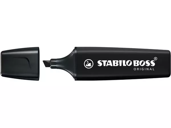 Een Markeerstift STABILO Boss Original 70/46 nature colors zwart koop je bij Quality Office Supplies