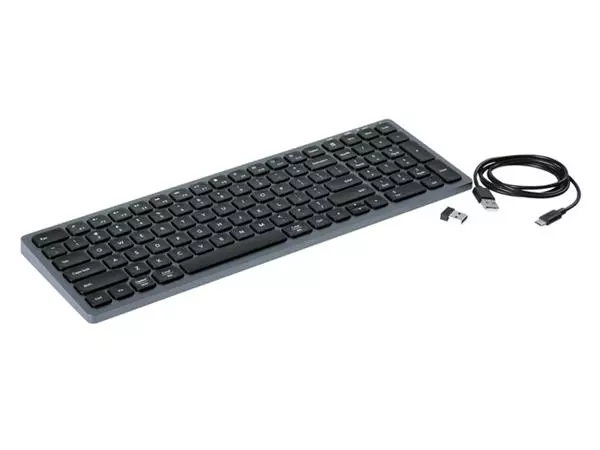 Een Toetsenbord Ergofy Ultra Slim draadloos Qwerty koop je bij Continu Kantoor