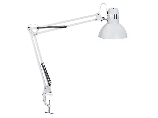 Bureaulamp MAUL Study tafelklem excl.LED lamp E27 wit