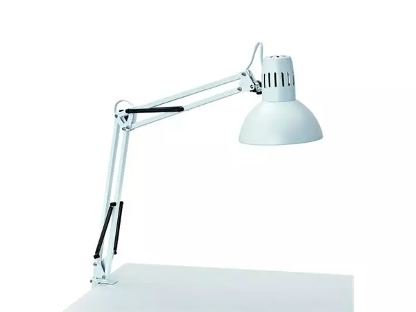 Een Bureaulamp MAUL Study tafelklem excl.LED lamp E27 wit koop je bij Peter Wind