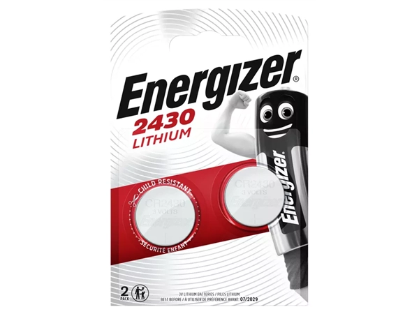 Een Batterij Energizer knoopcel 2x CR2430 lithium koop je bij Kantoorenthuis.nl