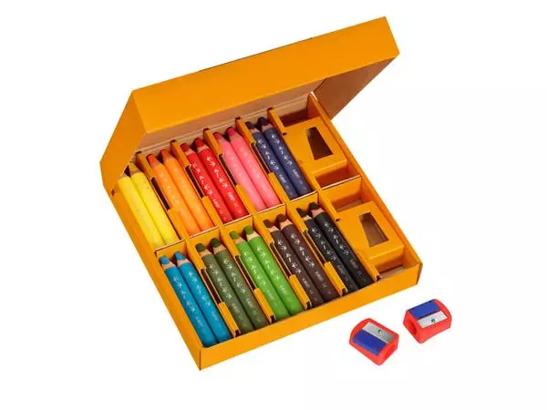 Een Kleurpotloden Bickids Multi Surface Class incl 2 puntenslijpers assorti 10 kleuren pak à 40 stuks koop je bij Kantorice office & business supplies