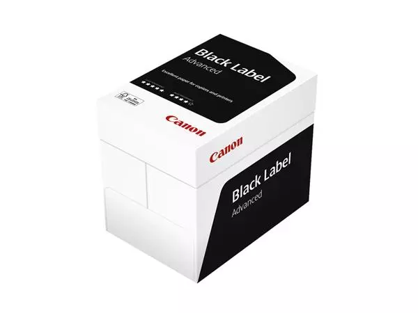 Een Kopieerpapier Canon Black Label Advanced A4 80gr wit 500vel koop je bij Schellen Boek- en Kantoorboekhandel