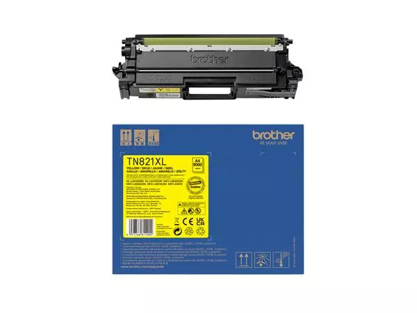 Een Toner Brother TN-821XLY geel koop je bij Jacobs