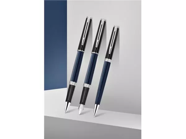 Een Balpen Waterman Hemisp Colour Block CT M zw-bl koop je bij All Office Kuipers BV