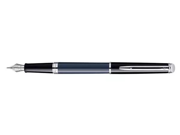 Een Vulpen Waterman Hémisphère Colour Blocking black en blue CT medium koop je bij De Rijk Kantoorshop