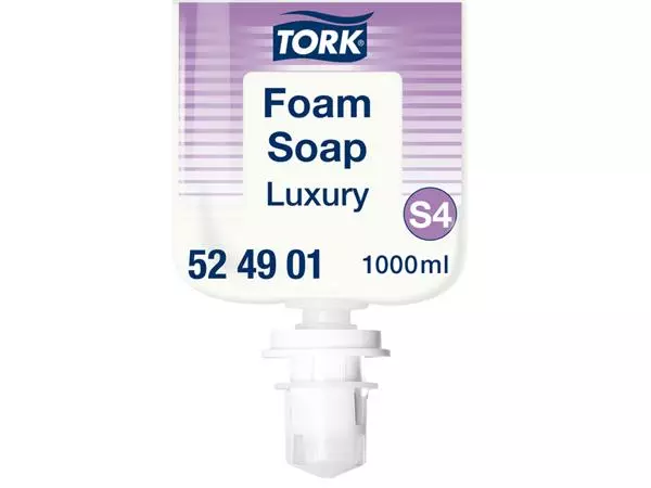 Een Handzeep Tork S4 foam luxe zacht geparfumeerd 1000ml 524901 koop je bij De Rijk Kantoorshop