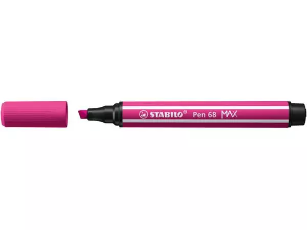 Een Viltstift STABILO Pen 68/56 Max rozerood koop je bij Heering Office