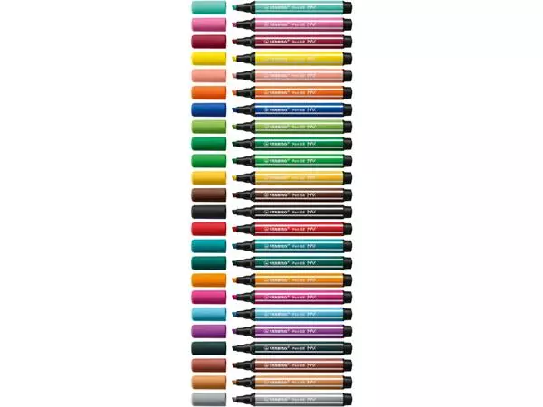 Een Viltstift STABILO Pen 68/45 Max bruin koop je bij De Joma BV