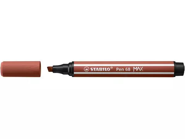 Een Viltstift STABILO Pen 68/75 Max sienna koop je bij De Rijk Kantoorshop