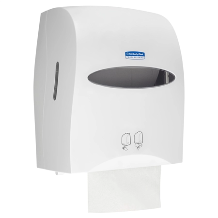 Een Handdoekroldispenser Kimberly Clark met sensor wit 9960 koop je bij Continu Kantoor