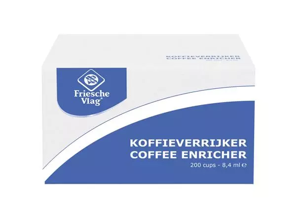 Een Koffiemelk Friesche Vlag aluminium cupjes 9gr 200 stuks koop je bij De Joma BV