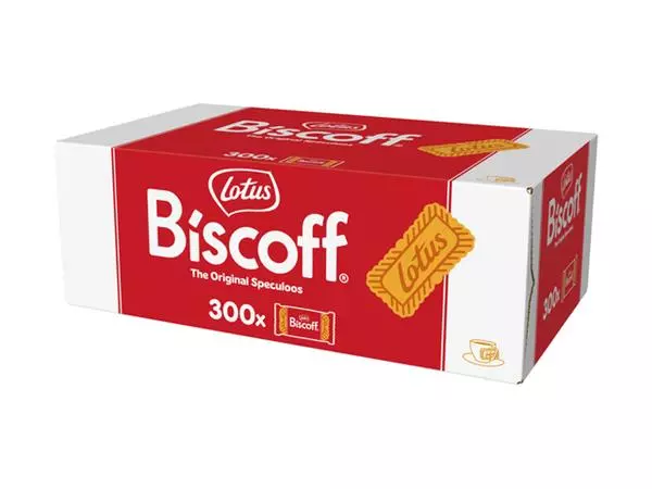 Een Koekjes Lotus Biscoff speculoos doos 300 stuks koop je bij Quality Office Supplies