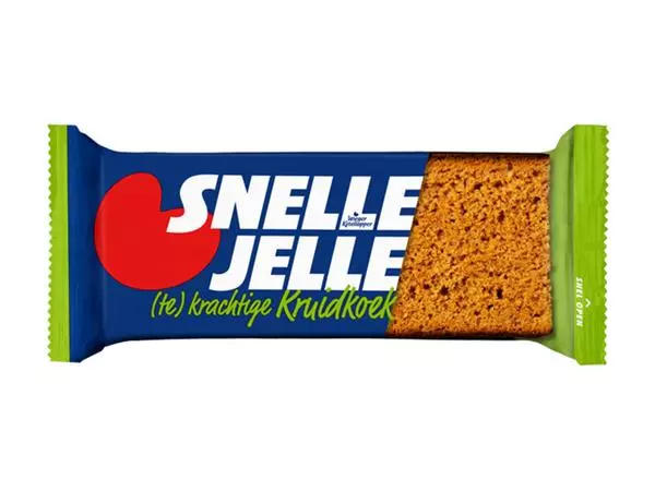 Een Kruidkoek Snelle Jelle naturel 20x65 gram koop je bij Continu Kantoor