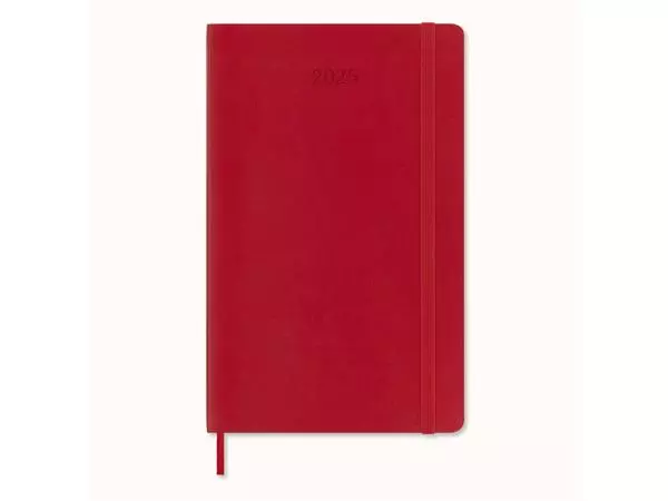 Agenda 2025 Moleskine 12M Planner Weekly 7dagen/1pagina large sc scarlet red