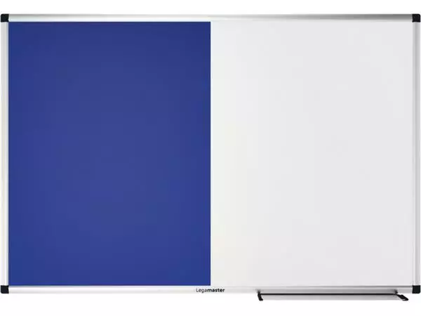 Een Combibord Legamaster UNITE blauw vilt-whiteboard 60x90cm koop je bij De Joma BV