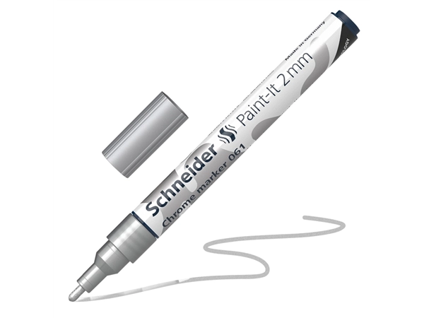 Een Viltstift Schneider Paint-it 061 2.0mm metallic chrome koop je bij Kantorice office & business supplies