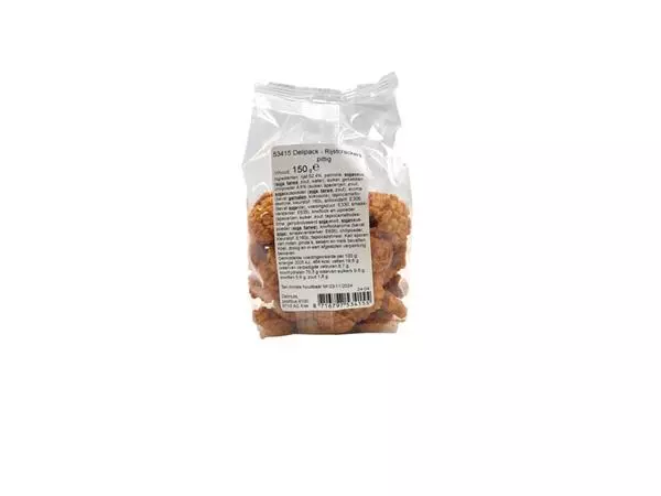 Een Rijstcrackers Delinuts chili zak 150 gram koop je bij Company Supplies