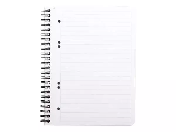 Een Notitieboek Rhodia Greenbook A5 lijn 6-gaats 180 pagina's 90gr zwart koop je bij Quality Office Supplies