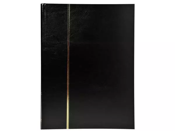 Een Postzegelalbum Exacompta 22.5x30.5cm 48 zwarte pagina's zwart koop je bij De Joma BV