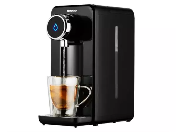 Een Heetwaterdispenser Tomado 2.5 liter zwart koop je bij Kantorice office & business supplies