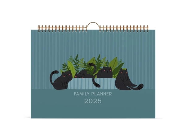 Familiekalender 2025 Lannoo 310x220 Cats 7dagen/1pagina