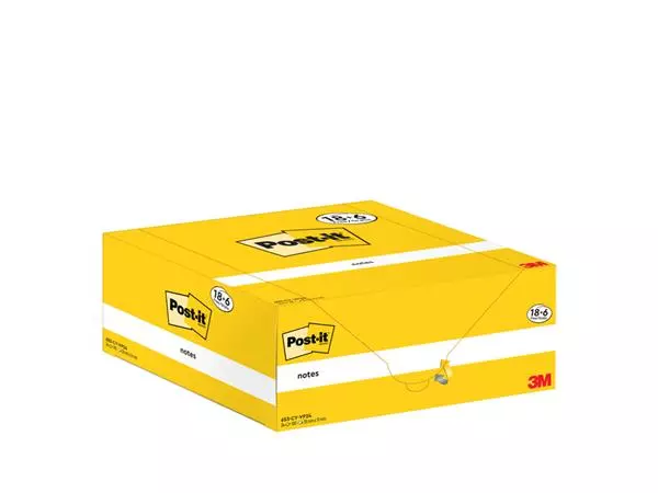Een Memoblok 3M Post-it 653-CY 38mmx51mm geel voordeelpak koop je bij iPlusoffice