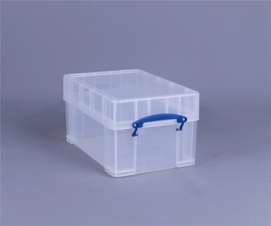 Een Opbergbox Really Useful 9 liter XL 395x255x205mm transparant wit koop je bij D. Sonneveld B.V.