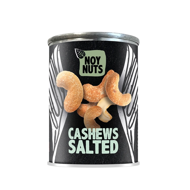 Een Cashewnoten NoyNuts gezouten blik 40 gram koop je bij Quality Office Supplies