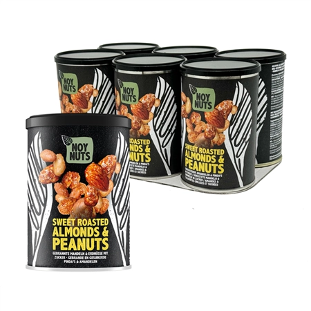 Een Pinda's NoyNuts gesuikerd en gebrand met amandelen blik 135 gram koop je bij Scheepstra Drachten