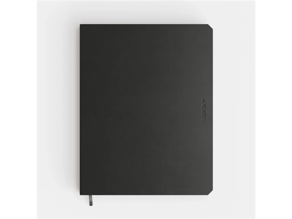 Een Notitieboek de KEMPEN Ashblack 171x220mm blanco 192 pagina's 90gr zwart koop je bij Clippz! Office Supplies