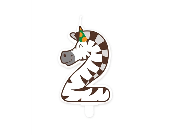 Een Jungle candle 2 Zebra koop je bij Kantorice office & business supplies