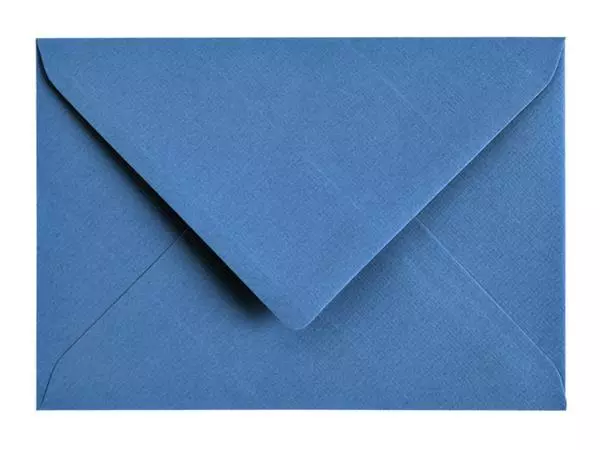 Een Envelop Papicolor C6 114x162mm donkerblauw koop je bij "De Waal" Kantoor Efficiency