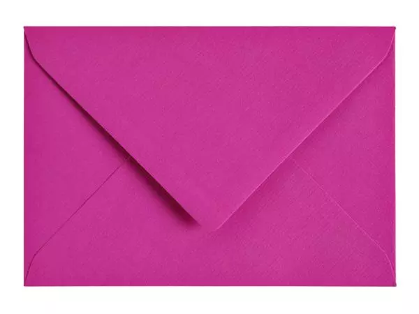 Een Envelop Papicolor C6 114x162mm felroze pak à 6 stuks koop je bij Peter Wind