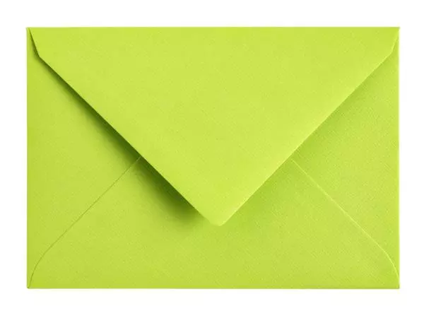 Een Envelop Papicolor C6 114x162mm appelgroen pak à 6 stuks koop je bij De Joma BV