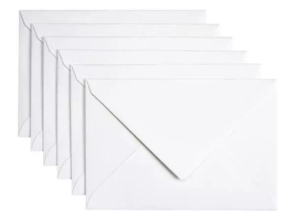 Een Envelop Papicolor C6 114x162mm metallic parelwit koop je bij QuickOffice BV