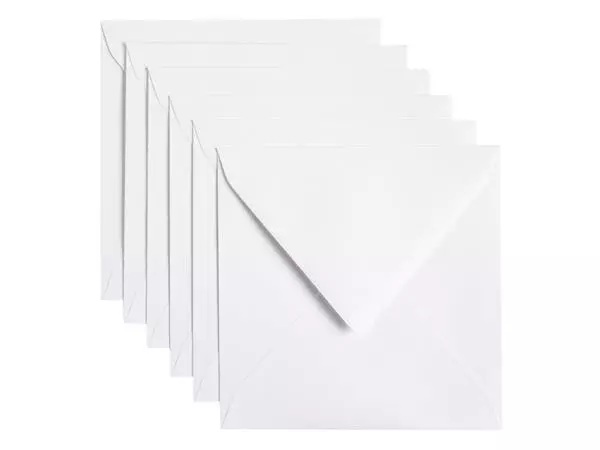 Een Envelop Papicolor 140x140mm kraft wit koop je bij Romijn Office Supply