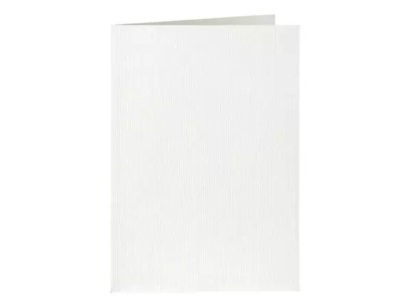 Een Correspondentiekaart Papicolor dubbel 105x148mm hagelwit pak à 6 stuks koop je bij Quality Office Supplies