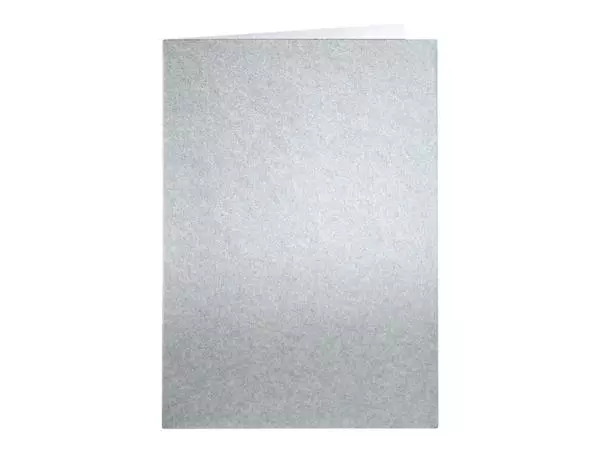 Buy your Correspondentiekaart Papicolor dubbel 105x148mm metallic zilver pak à 6 stuks at QuickOffice BV